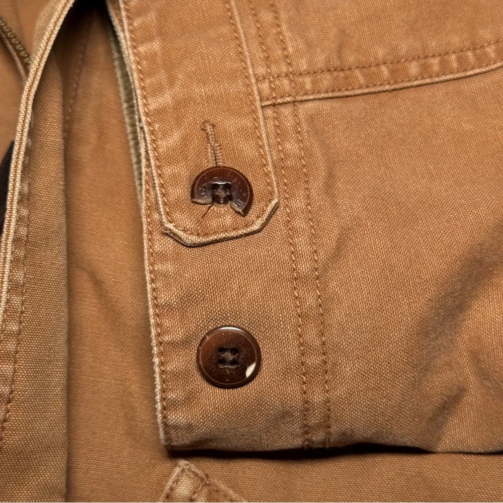 LL Bean Chore Barn Coat Field Jacket Mens Sz 2XL Corduroy Collar & Cuffs - Picture 12 of 12